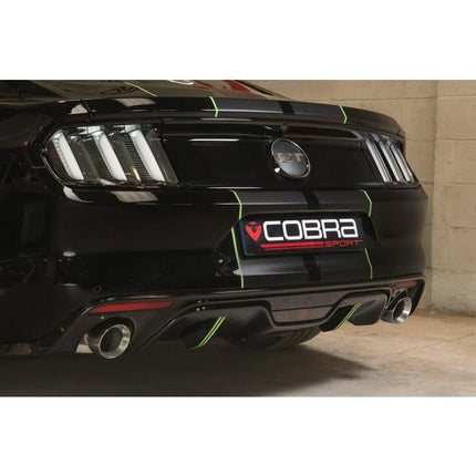 Cobra Exhausts - Ford Mustang 5.0 V8 GT (2015-18) 2.5" Venom Box Delete Axle Back Performance Exhaust | Car Enhancements UK