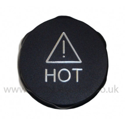 AUTOSPECIALISTS PRO-SERIES BLACK HEADER TANK CAP COVER WITH LOGO FOR MK2 FOCUS - Car Enhancements UK