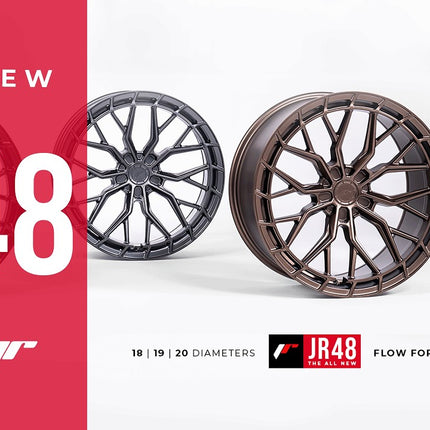 Japan Racing Wheels - JR48 - 18x8 - Multiple Colour Choices | Car Enhancements UK
