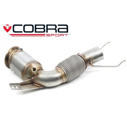 Cobra Exhausts - Mini (Mk3) JCW (F56 LCI) Facelift Sports Cat / De-Cat Downpipe Performance Exhaust | Car Enhancements UK
