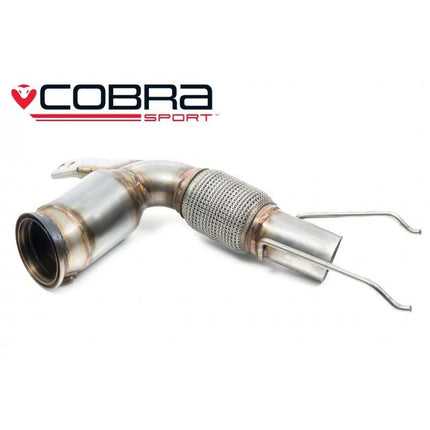 Cobra Exhausts - Mini (Mk3) Cooper S (F56 LCI) Facelift Sports Cat / De-Cat Downpipe Performance Exhaust | Car Enhancements UK