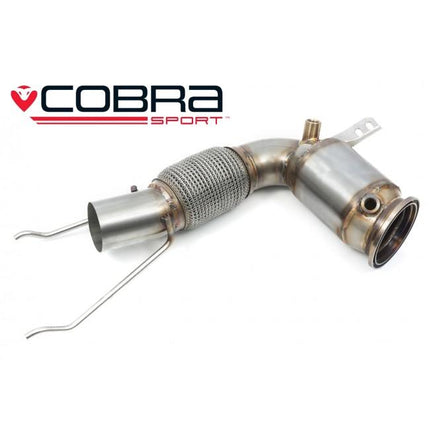 Cobra Exhausts - Mini (Mk3) JCW (F56) Sports Cat / De-Cat Downpipe Performance Exhaust | Car Enhancements UK