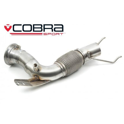 Cobra Exhausts - Mini (Mk3) JCW (F56) Sports Cat / De-Cat Downpipe Performance Exhaust | Car Enhancements UK