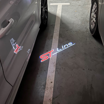 “ST Line” Emblem Replacement Puddle Unit - MK4 Focus - Car Enhancements UK