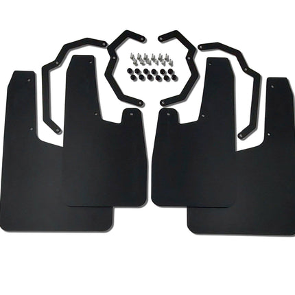 rallyflapZ | Mud Flaps to fit D-Max Gen 2 (2011-18 models) BLACK | Car Enhancements UK