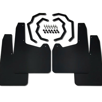 rallyflapZ | Mud Flaps to fit D-Max Gen 2 (2011-18 models) BLACK | Car Enhancements UK