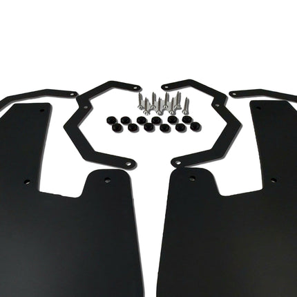 rallyflapZ | Mud Flaps to fit D-Max Gen 2 (2011-18 models) BLACK | Car Enhancements UK