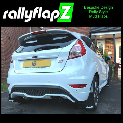 rallyflapZ | Mud Flaps to fit FIESTA ST180 All Mk7|7.5 Inc Zetec S 08-17 - Car Enhancements UK