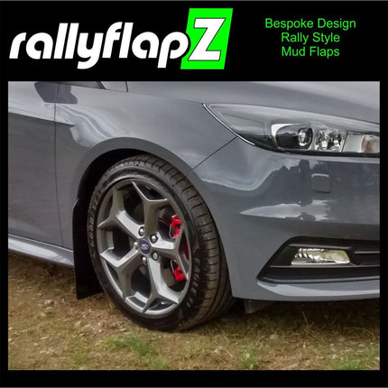 rallyflapZ | Mud Flaps to fit FORD FOCUS Mk3 | 3.5 ST250 ST-Line Zetec 12-18 (All Options)