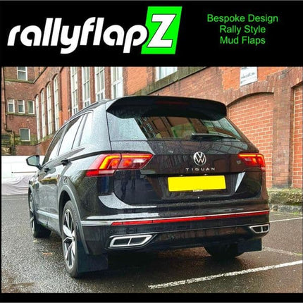 rallyflapZ | Mud Flaps to fit VW Tiguan R / R-Line 2nd Gen 2016+ | Car Enhancements UK