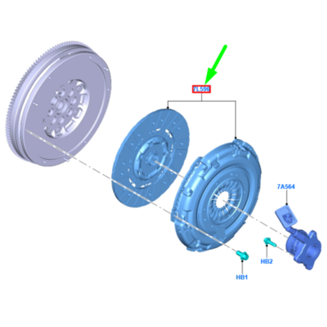 Genuine Ford Clutch Plate & Cover Kit – Ford Focus MK4 / MK4.5 ST