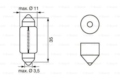 BriteVue 239 Ultra Bright 16SMD LED Interior Bulb – CEUK Ambient Upgrade (C5W)