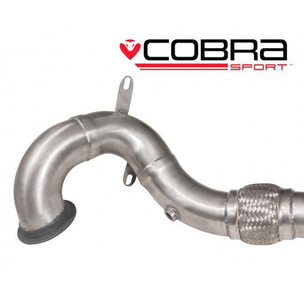 Cobra Exhausts - VW Golf GTI (Mk7) 2.0 TSI (5G) (12-17) Sports Cat / De-Cat Front Downpipe Performance Exhaust | Car Enhancements UK
