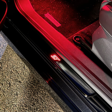 #Enhanced Illuminated Door Sill Protectors - ST Spec [V2 Wireless] - Car Enhancements UK