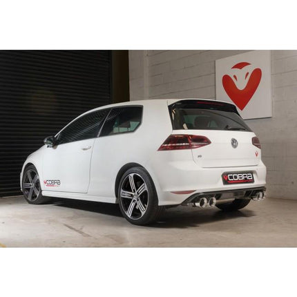 Cobra Exhausts - VW Golf R (Mk7) 2.0 TSI (5G) (12-18) Cat Back Performance Exhaust | Car Enhancements UK