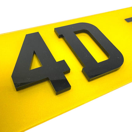 Premium Road-Legal Number Plates - Hex / Lambo Style