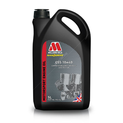 Millers Oil NANODRIVE CSS 10w40 Engine Oil - Car Enhancements UK