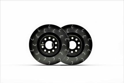 VBT Hooked 260x8mm Rear Brake Discs with New Bearings (5495974608H) (Renault Clio 3 RS 197/200) - Car Enhancements UK