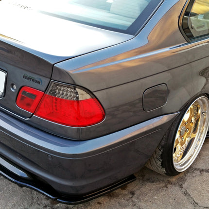 CENTRAL REAR SPLITTER BMW 3 E46 MPACK COUPE (WITH VERTICAL BARS) - Car Enhancements UK