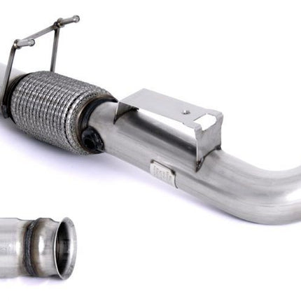 Milltek - MK3 Focus RS Large Bore Downpipe with Decat For fitment to OE Cat Back Only - Car Enhancements UK