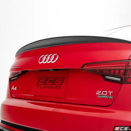 Audi B9 S4/A4 Trunk Spoiler - Gloss Black - Car Enhancements UK