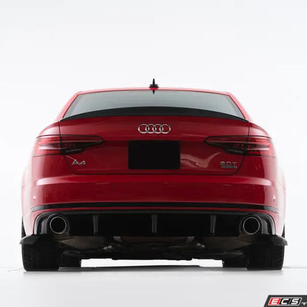 Audi B9 A4 S-Line Pre-Facelift Rear Diffuser - Gloss Black - Car Enhancements UK