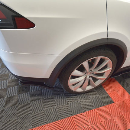 REAR SIDE SPLITTERS V.1 TESLA MODEL X (2015-) - Car Enhancements UK