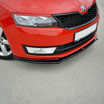 FRONT SPLITTER V2 SKODA RAPID - Car Enhancements UK
