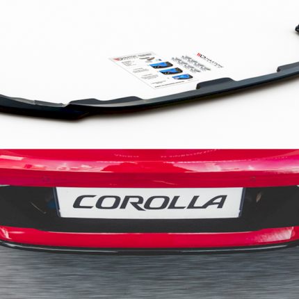 CENTRAL REAR SPLITTER TOYOTA COROLLA MK12 HATCHBACK (2019-) - Car Enhancements UK
