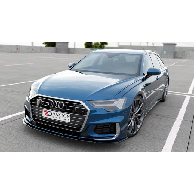 FRONT SPLITTER V2 AUDI S6/ A6 S-LINE C8 (2019-) - Car Enhancements UK