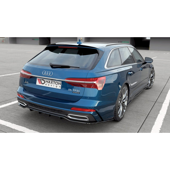 CENTRAL REAR SPLITTER (W/ VERTICAL BARS) A6 S-LINE C8 AVANT (2019-) - Car Enhancements UK