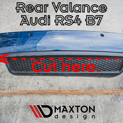REAR VALANCE AUDI RS4 B7 (2006-2008) - Car Enhancements UK
