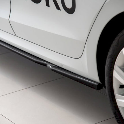 SIDE SKIRTS SPLITTERS V2 SKODA OCTAVIA MK4 (2019-) - Car Enhancements UK