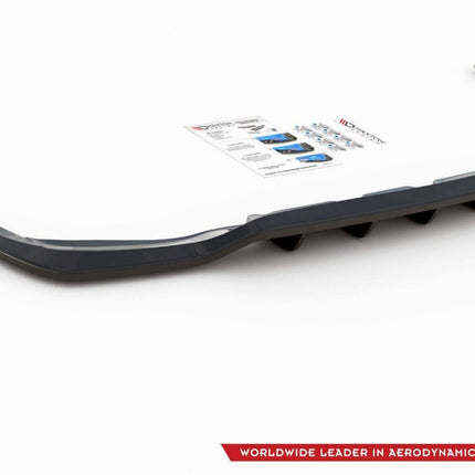 CENTRAL REAR SPLITTER (W/ VERTICAL BARS) LEXUS LS MK4 FACELIFT (2012-2017) - Car Enhancements UK