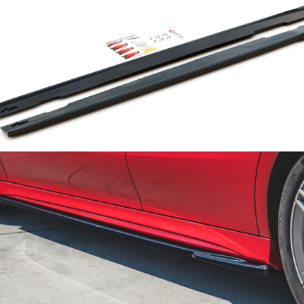 SIDE SKIRTS DIFFUSERS MERCEDES-BENZ CLA AMG-LINE C118 (2019-) - Car Enhancements UK