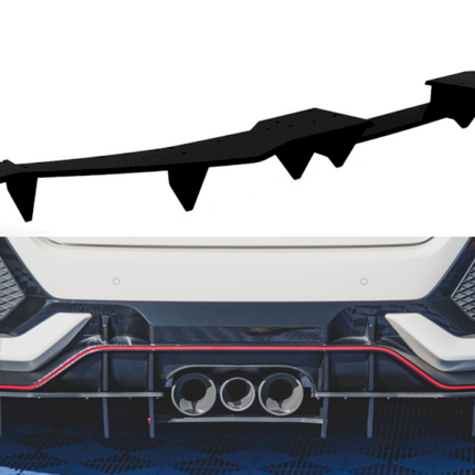 MAXTON RACING REAR VALANCE HONDA CIVIC X TYPE R (2017-) - Car Enhancements UK