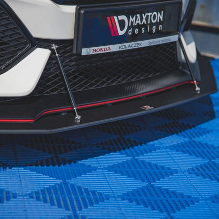 MAXTON RACING FRONT SPLITTER HONDA CIVIC X TYPE-R (2017-UP) - Car Enhancements UK