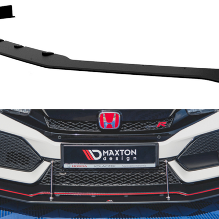MAXTON RACING FRONT SPLITTER HONDA CIVIC X TYPE-R (2017-UP) - Car Enhancements UK