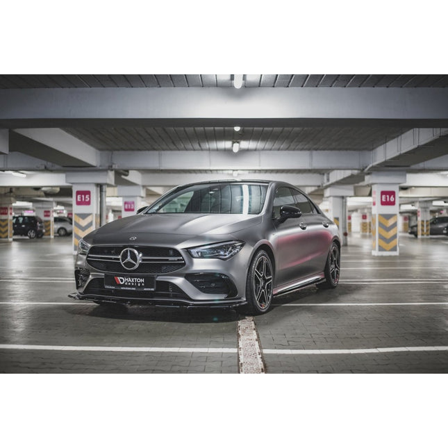 FRONT SPLITTER V2 MERCEDES-AMG CLA 35 AERO C118 (2019-) - Car Enhancements UK