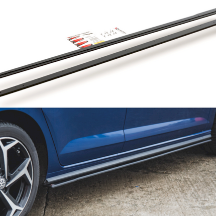 MAXTON RACING SIDE SKIRTS DIFFUSERS VW POLO GTI MK6 (2017-) - Car Enhancements UK