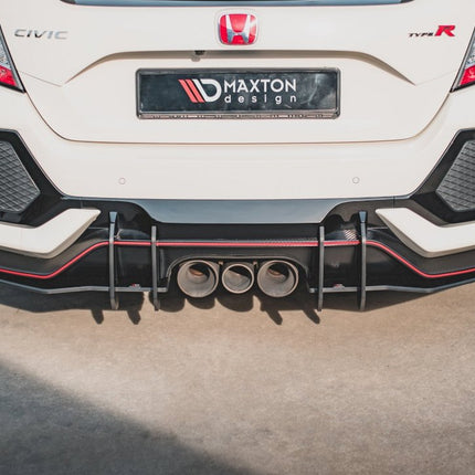 MAXTON RACING REAR VALANCE V2 HONDA CIVIC X TYPE R (2017-) - Car Enhancements UK