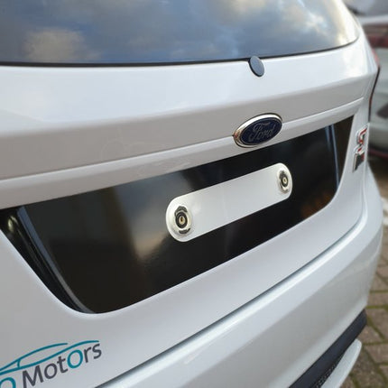 Fiesta Mk7 & 7.5 Rear Licence Plate Vinyl Decal - Car Enhancements UK