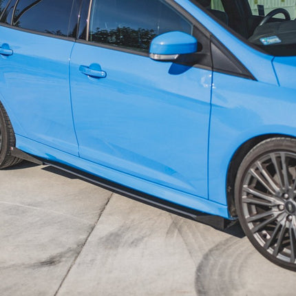 RACING DURABILITY SIDE SKIRTS DIFFUSERS (+FLAPS) FORD FOCUS RS MK3 (2015-2018) - Car Enhancements UK