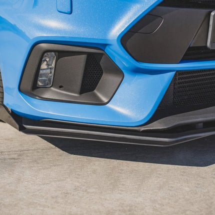 RACING DURABILITY FRONT SPLITTER (+FLAPS) FORD FOCUS RS MK3 (2015-2018) - Car Enhancements UK
