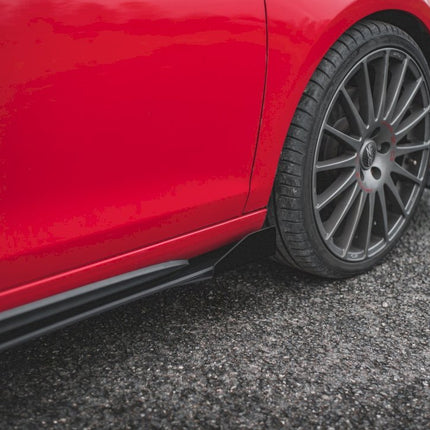RACING DURABILITY SIDE SKIRTS DIFFUSERS (+FLAPS) VW GOLF GTI MK6 (2008-2012) - Car Enhancements UK