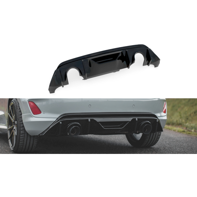 Maxton Design - V3 Rear Diffuser (RS Look) - Ford Fiesta MK8 / 8.5 ST Line & ST | Car Enhancements UK