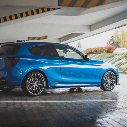 RACING DURABILITY SIDE SKIRTS DIFFUSERS (+FLAPS) BMW M135I F20 (2011-2015) - Car Enhancements UK