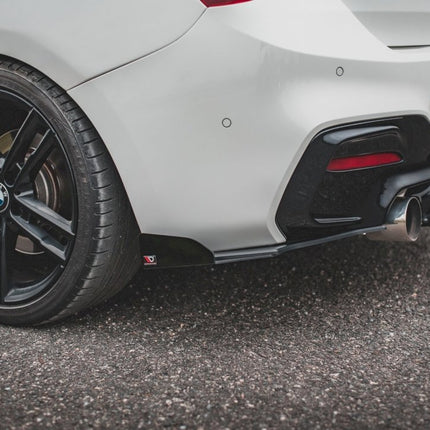 RACING DURABILITY REAR SIDE SPLITTERS V3 (+FLAPS) BMW 1 F20 M-PACK FACELIFT / M140I (2015-2019) - Car Enhancements UK