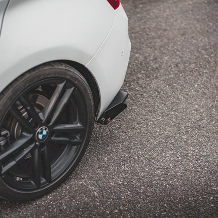 RACING DURABILITY REAR SIDE SPLITTERS V3 (+FLAPS) BMW 1 F20 M-PACK FACELIFT / M140I (2015-2019) - Car Enhancements UK