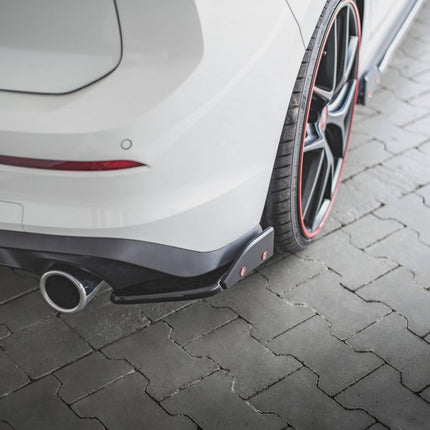 REAR SIDE SPLITTERS (+FLAPS) V2 VW GOLF 8 GTI (2020-) - Car Enhancements UK